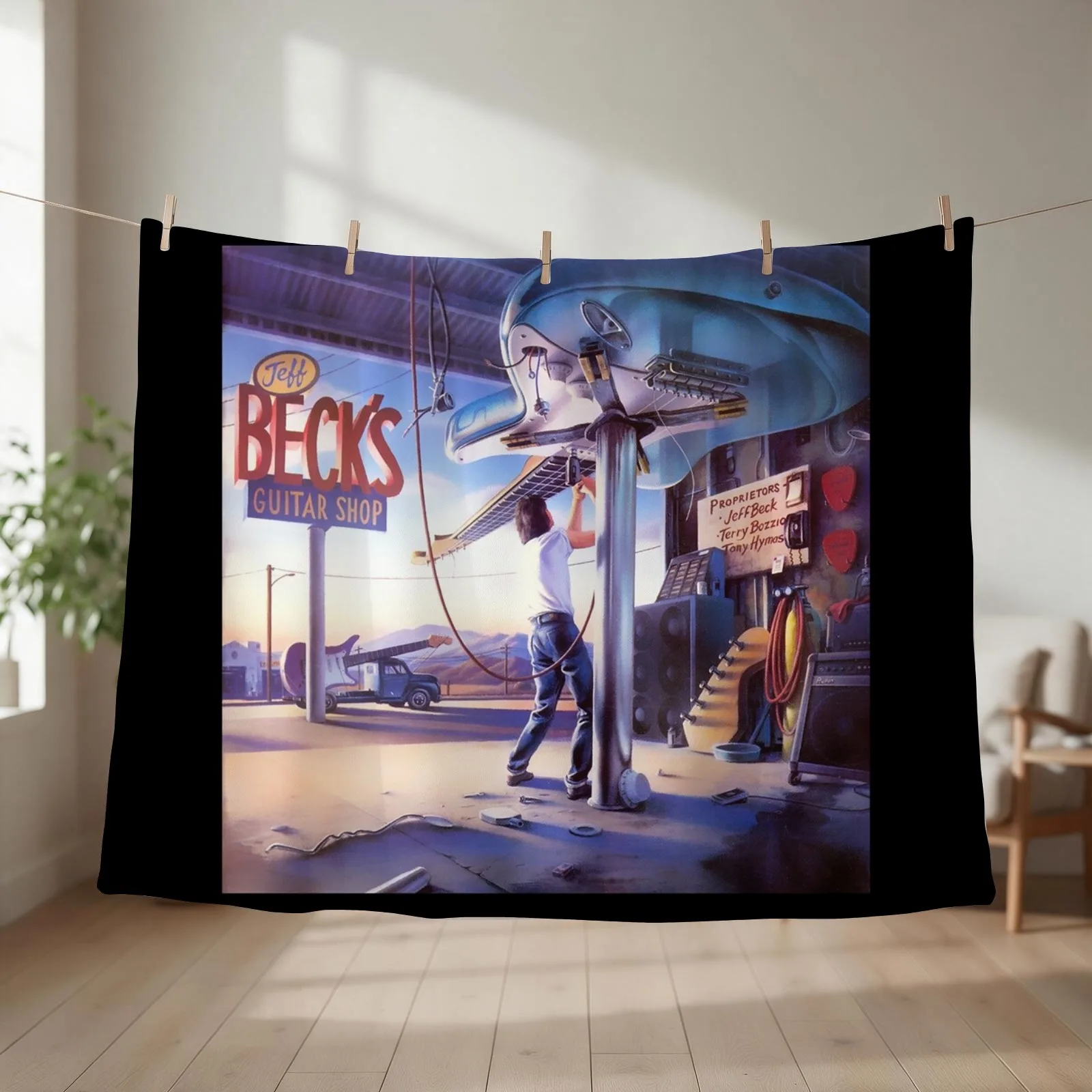 Jeff beck Jeff becks guitar shop Throw Blanket Moving Sofa Quilt Hairys Multi-Purpose Blankets