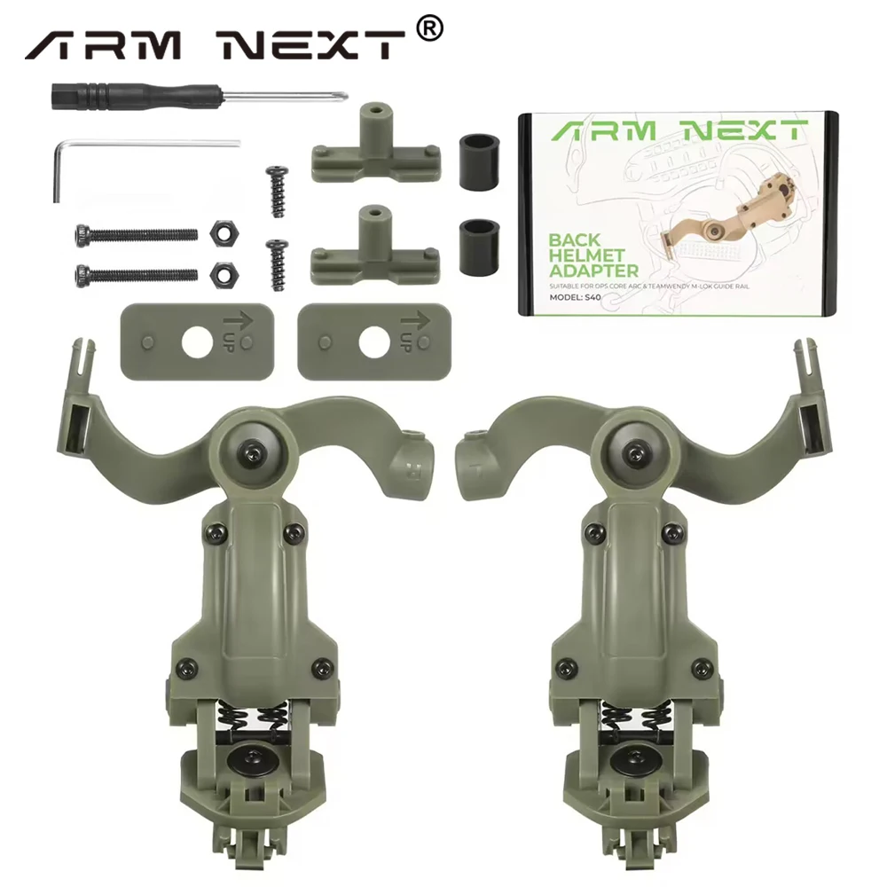 Schieten Headset Beugel Kit Multi-Angle Rotatie Helm Rail Adapter Fit Ops Core Arc En Team Wendy M-LOK Rail hoofdtelefoon Mount