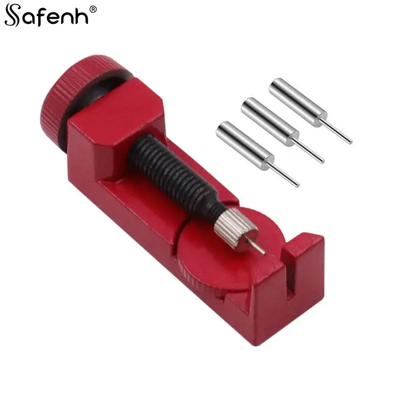 1Set Metalen Horloge Tool Band Link Aanpassen Split Riem Armband Metalen Ketting Pin Remover Reparatie Lente Bar Tool Horlogeband Remover