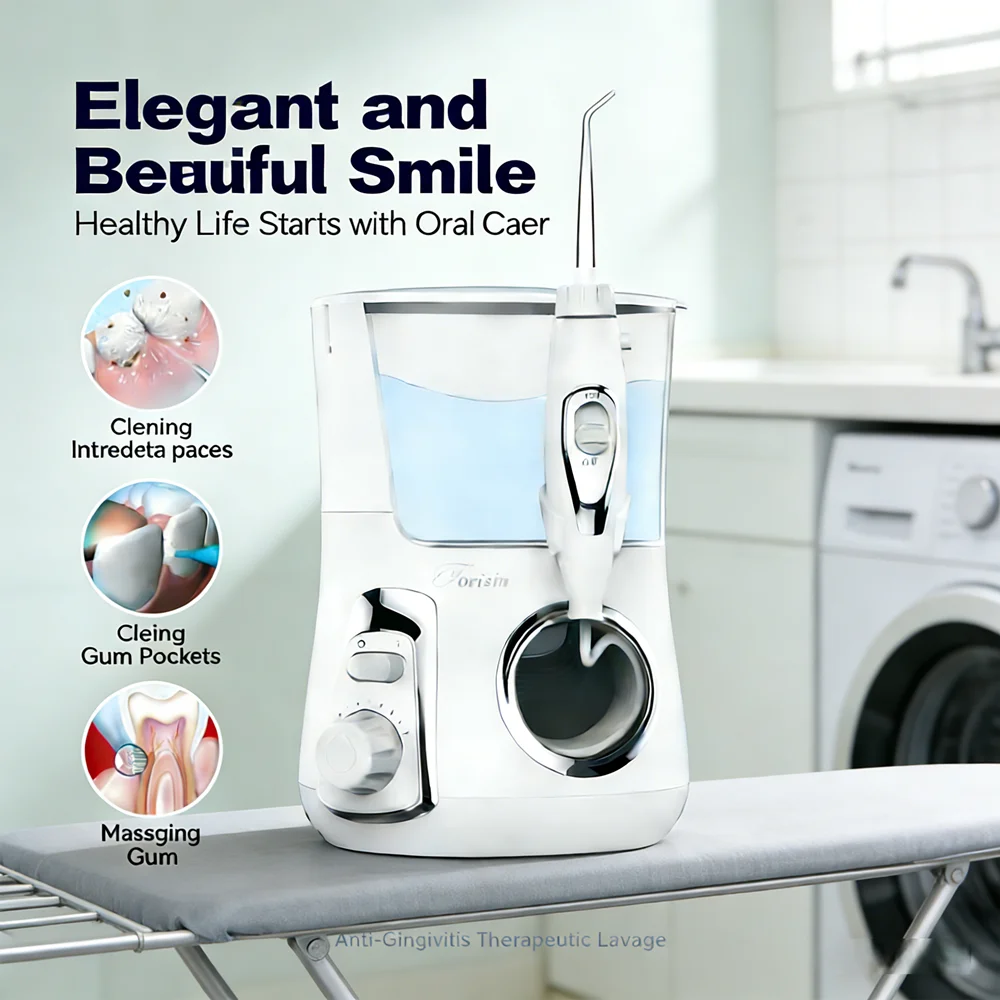 

Электрический ирригатор для чистки зубов Home Spa, 5 сменных насадок, мощный прибор для ухода за полостью рта