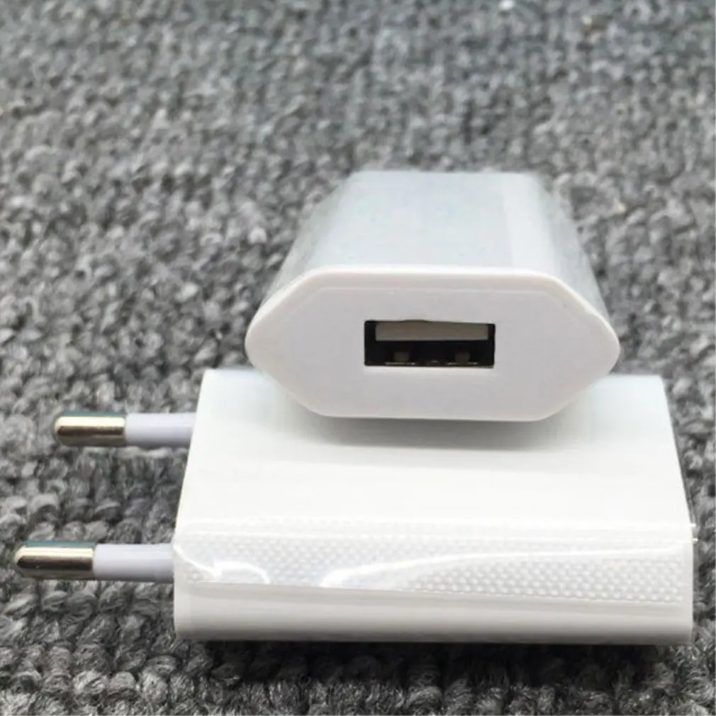 Universal USB AC EU Power Adapter ชาร์จ Charger Adapter สำหรับโทรศัพท์5V 1A แหล่งจ่ายไฟสำหรับ MP3 MP4กล้อง