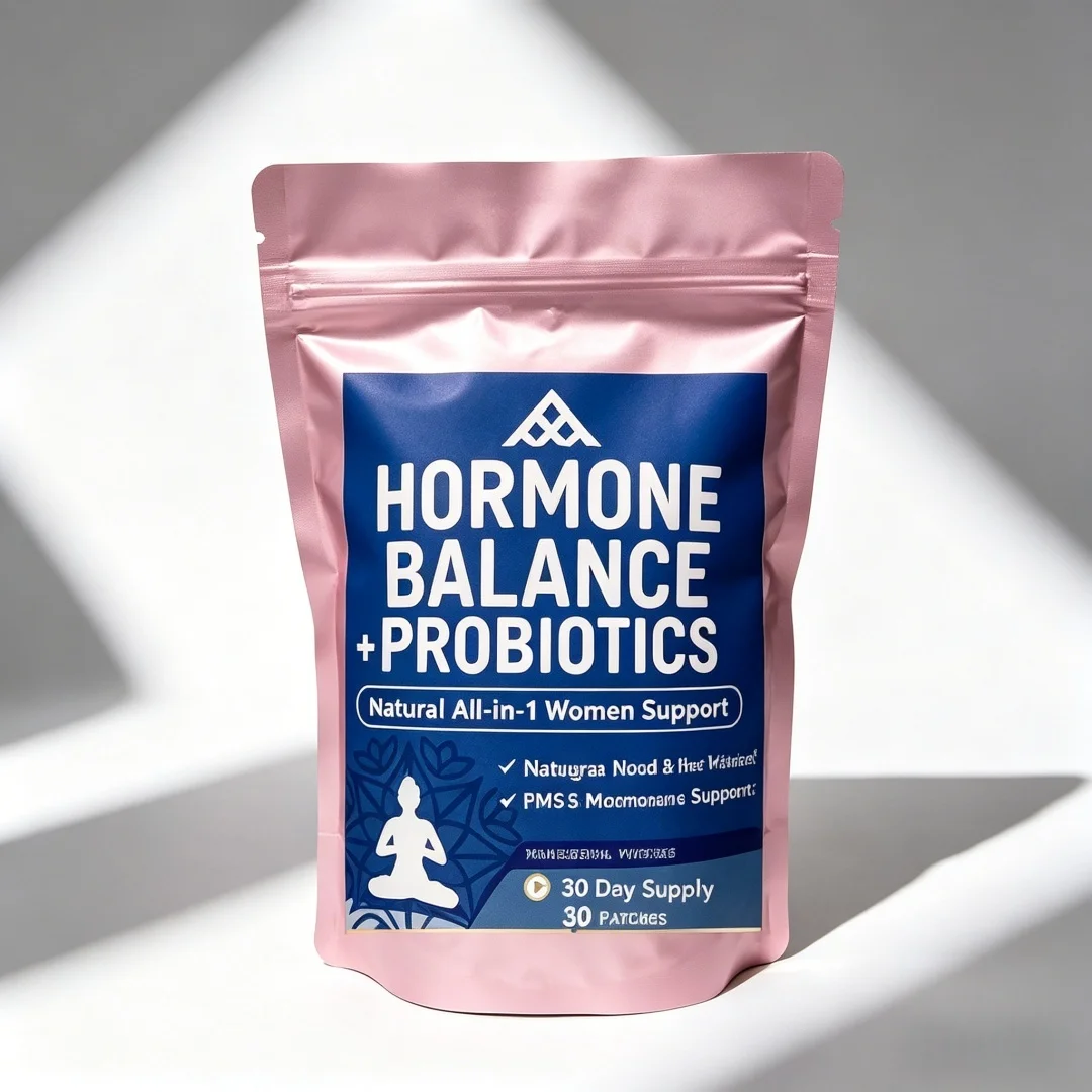 30 Patches Hormone Balance Probiotics for Women Transdermal Patches Menopause Relief, Weight Management