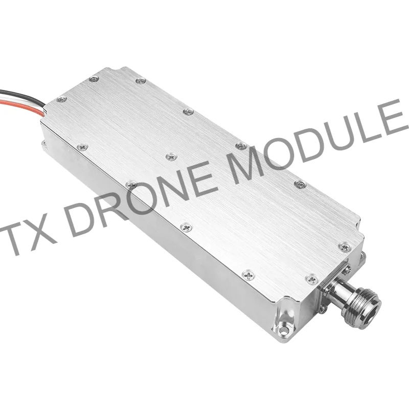 Imagem -03 - Módulo Drone de Banda Larga Módulo Uav rf Digital de Alta Potência Sistema de Área de Proteção 100w 700m1000m