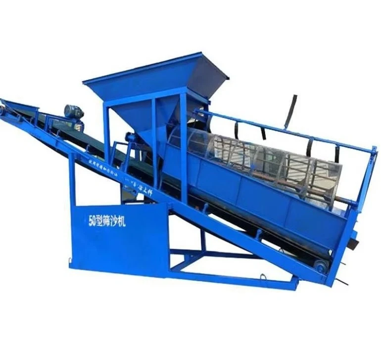 

Mobile Rock Stone Sand Gravel Compost Rotary Top Soil Screener Screen for Sale