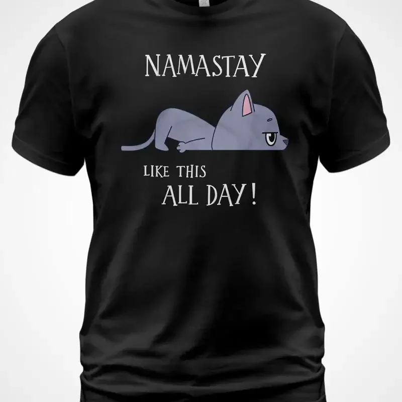 Namaste namastay yoga joke quote funny Cat Zen Spiritual