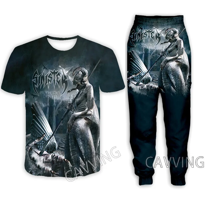 Sinister  Rock  3D Printed Casual T-shirt + Pants Jogging Pants Trousers Suit Clothes Women/ Men Sets for Women/Men