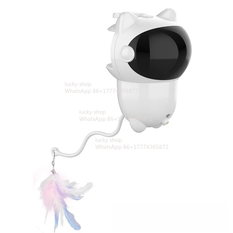 

Feather Cat Teaser Stick Adjustable Gear Intelligent Multi-angle