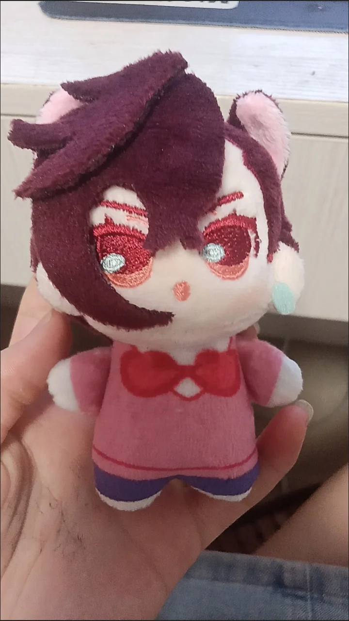 Peluche 10cm Anime Dandadou Ayase Momoko, poupée en coton mignonne, pendentif de sac à dos, ornement ou cadeau d'anniversaire pour enfants et adultes