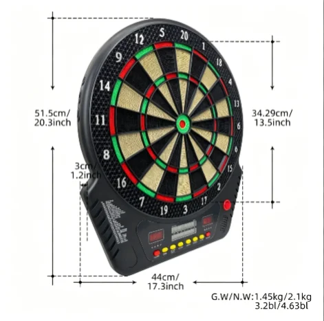Electronic dart board automatic scoring soft dart electronic dart target