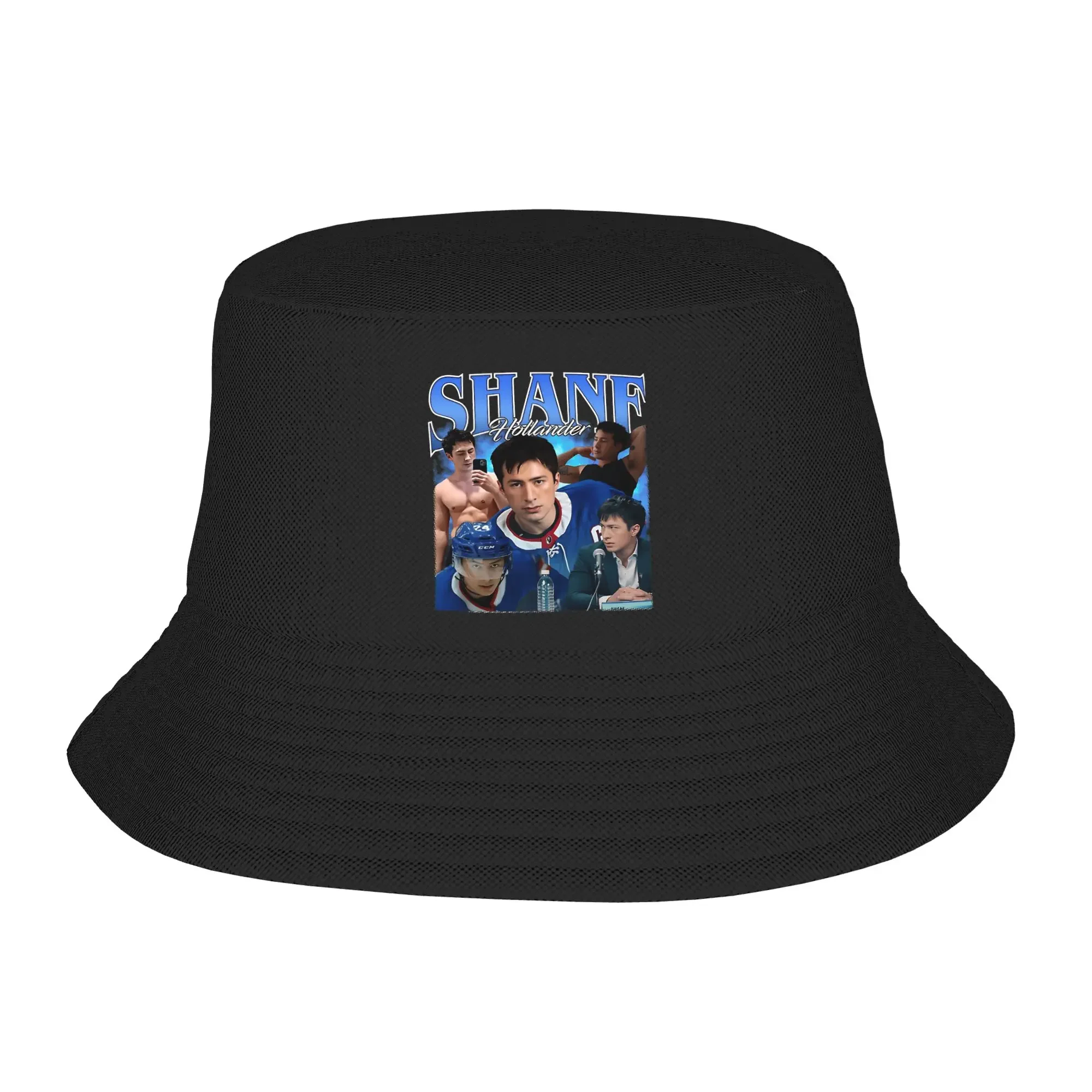 New Unisex Shane Hollander Heated Rivalry Shane Hollander Bucket Hat  Foldable Fisherman Hats Summer Fishing Caps Harajuku Sun H
