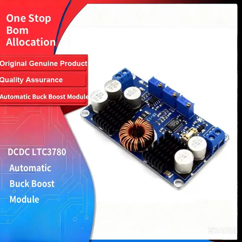 DCDC LTC3780 Automatic Buck Boost Module Solar Vehicle Power Regulator Constant Voltage Constant Current Ultra-thin Power Module