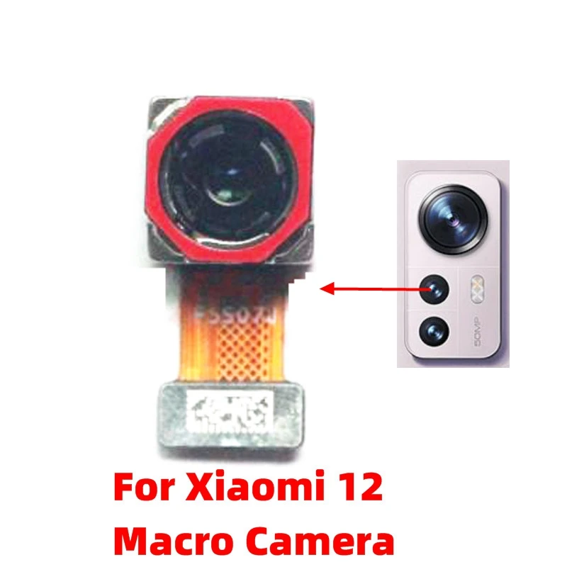 For Xiaomi 12 , 12X , 12 Pro Back Main Camera Module Flex Cable 50MP Mi 12 5G Macro Ultrawide Cam Smartphone Parts