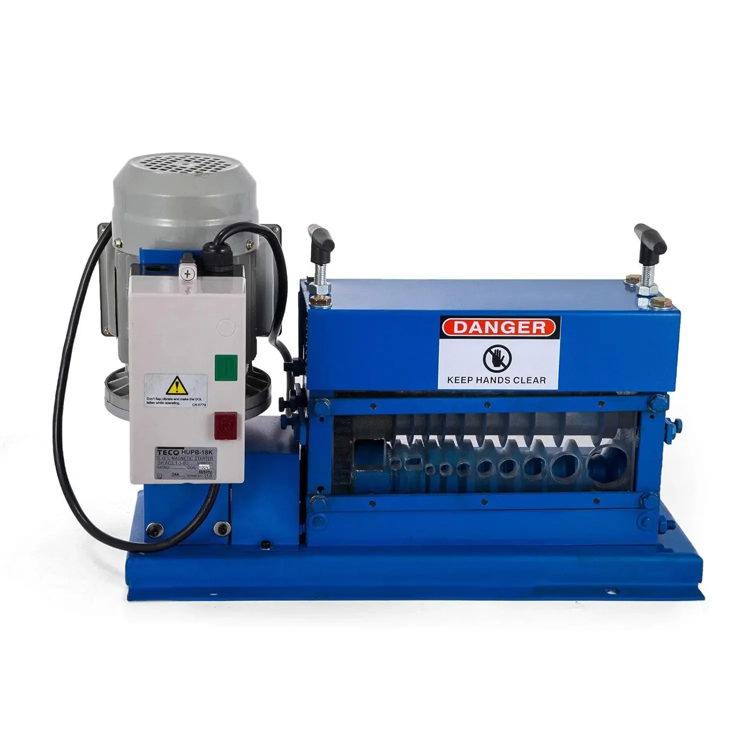 Cable Wire Stripping Machine 18 AWG 1 OD Wire Range Portable Powered Wire Stripper Machine 11 Channels 10 Blades Automatic