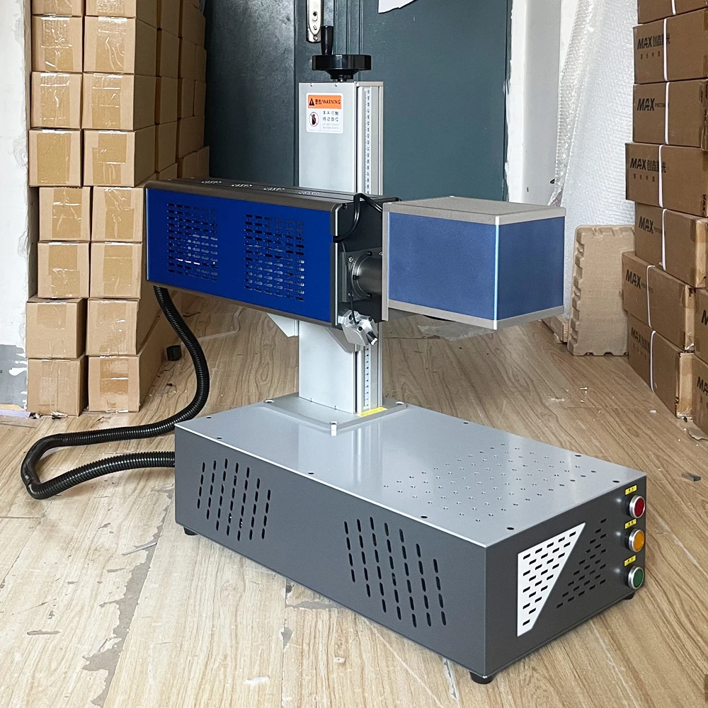 35W 40W 60W CO2 Laser Wood Marking Machine Galvo Head RC2808 for Non-Metal Acrylic Leather Cloth Paper with Rotary Axis