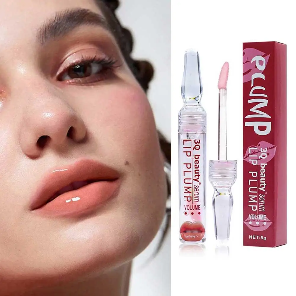 Lip Mollige Serum Verhoging Van De Elasticiteit Van De Lip Verminderen Fijne Sexy Reparatie Liplijnen Etherische Instant Olie Verzorging Schoonheid Volume Nour S8z7