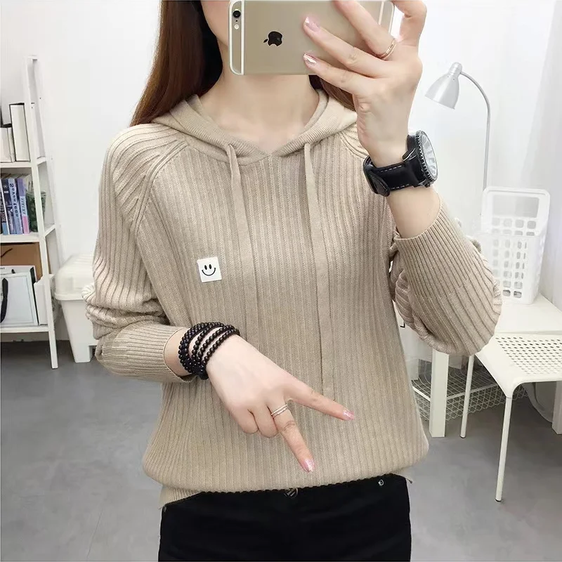 

Guangzhou Thirteenth Fac Women's High-End Knitwear Dongguan Daliang Early Autumn 2025 New Sle Long Sve Hoodie