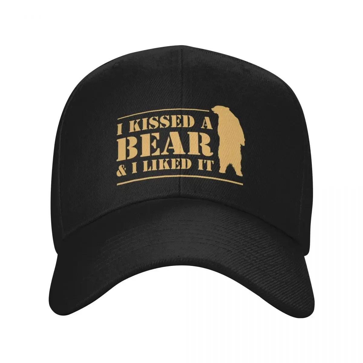 I Kissed A Bear And I Liked It Cool Graphic Baseball Cap tea Hat sailor cap for men Brand Man cap Golf Wear Men Women's