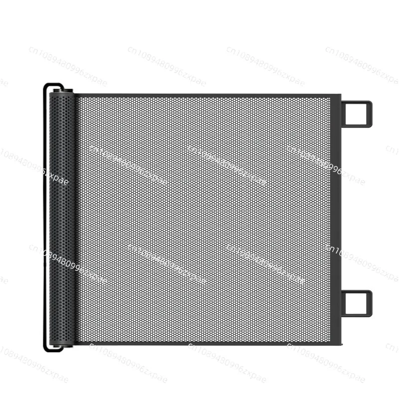 Automatic retractable pet door fence, no punching cat and dog fence, indoor staircase aisle isolation net
