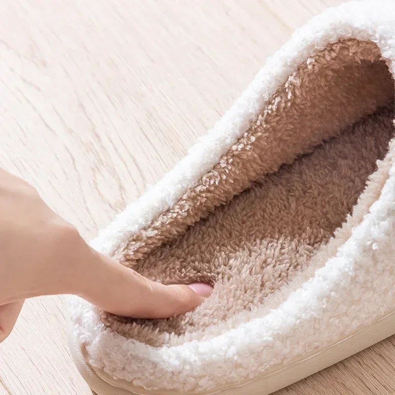 Women Christmas Tree Slippers Men Retro Slippers Winter Warm Plush House Fluffy Living Room Shoes Female Christmas Gifts