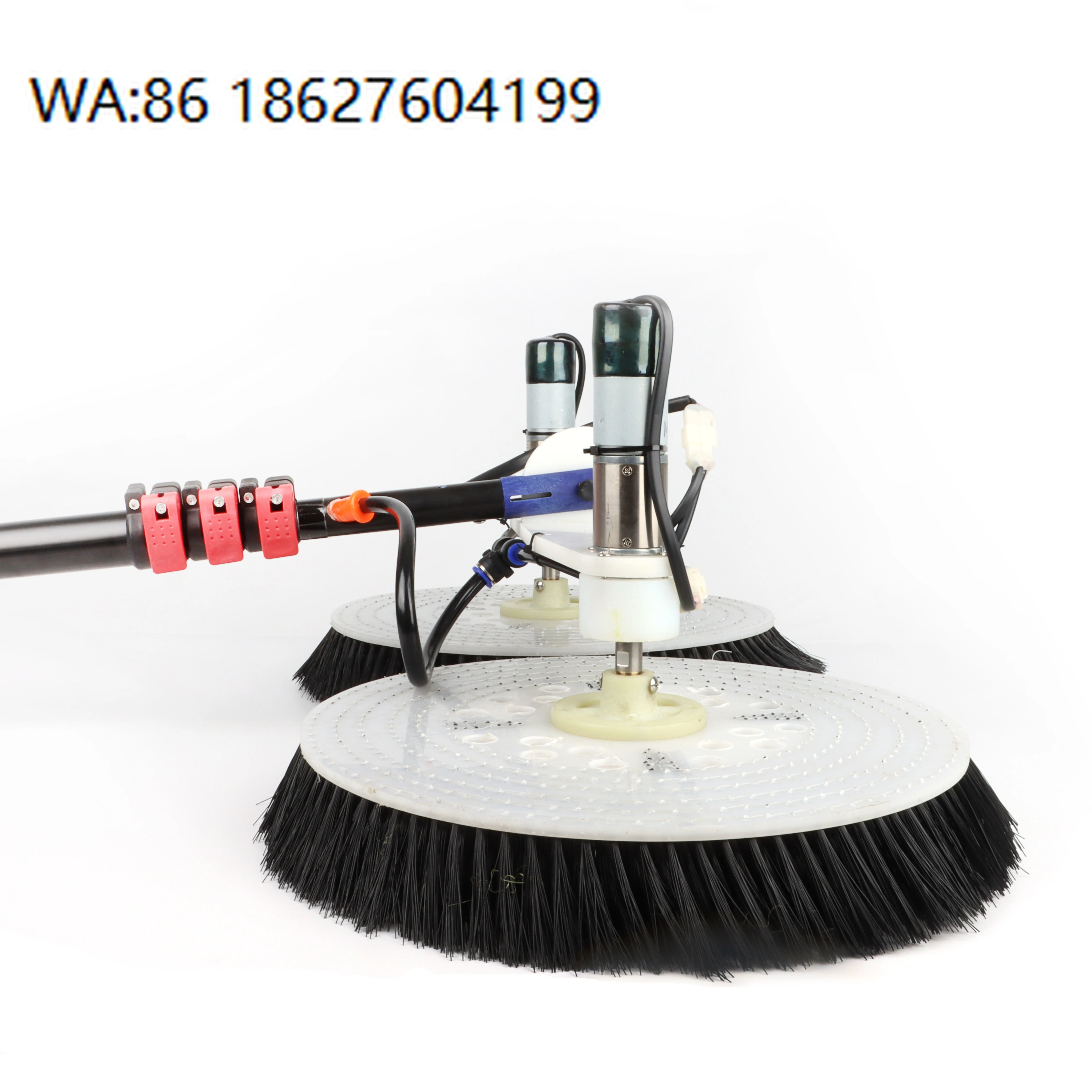 7.5m Telescopic Double Head Roller Cleaner | Auto Solar Washing Robot Factory Direct PV Maintenance Equipment For Large Power St