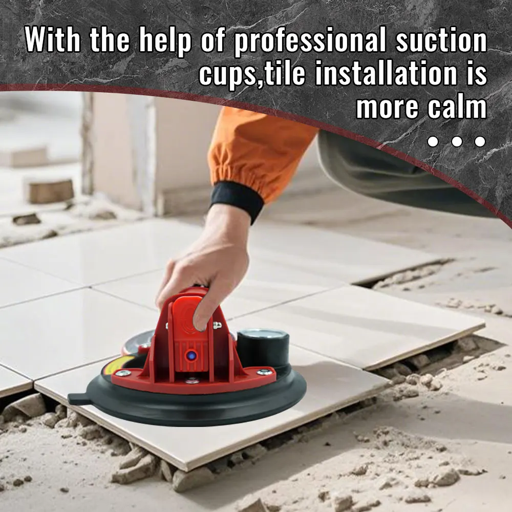 8インチ真空吸盤ガラスリフター、強力なヘビーデューティー真空リフター、花崗岩とガラスの持ち上げ、窓の交換用