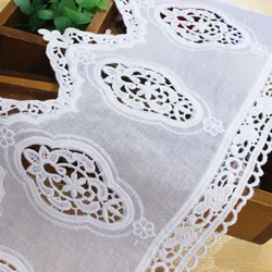 Hollow Cotton Embroidery with Lace Trim Width 17cm Sewing and Splicing of Children's Dress Hem
