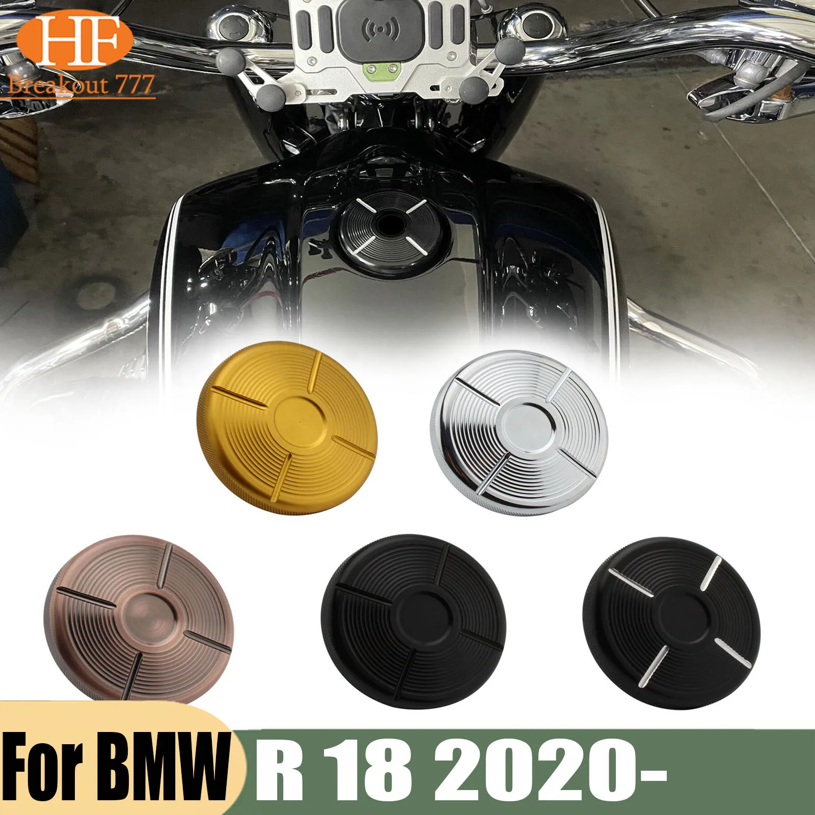For BMW R 18 R18 Motorcycle Petrol Fuel Gas Tank Cap Filler Top Cover