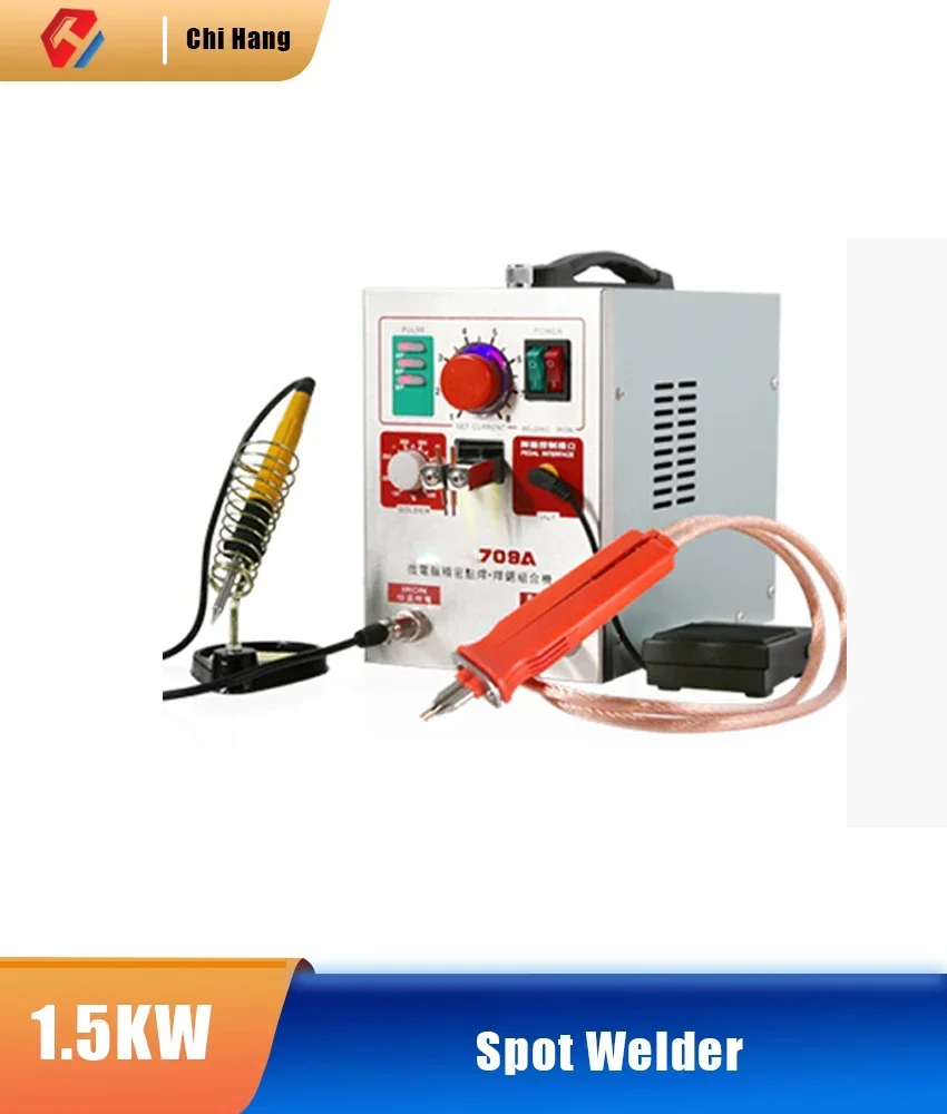 709A Lithium Battery Spot Welding Machine Small Handheld 18650 Welding Butt Welding Electric Soldering Iron Diy Complete Set