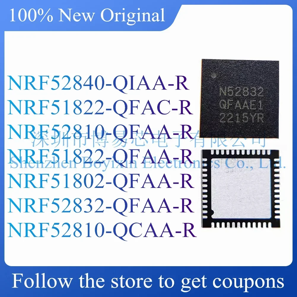 NRF52840-QIAA-R NRF51822-QFAC-R NRF52810-QFAA-R NRF51822-QFAA-R NRF51802-QFAA-R NRF52832-QFAA-R NRF52810-QCAA-R plastic case