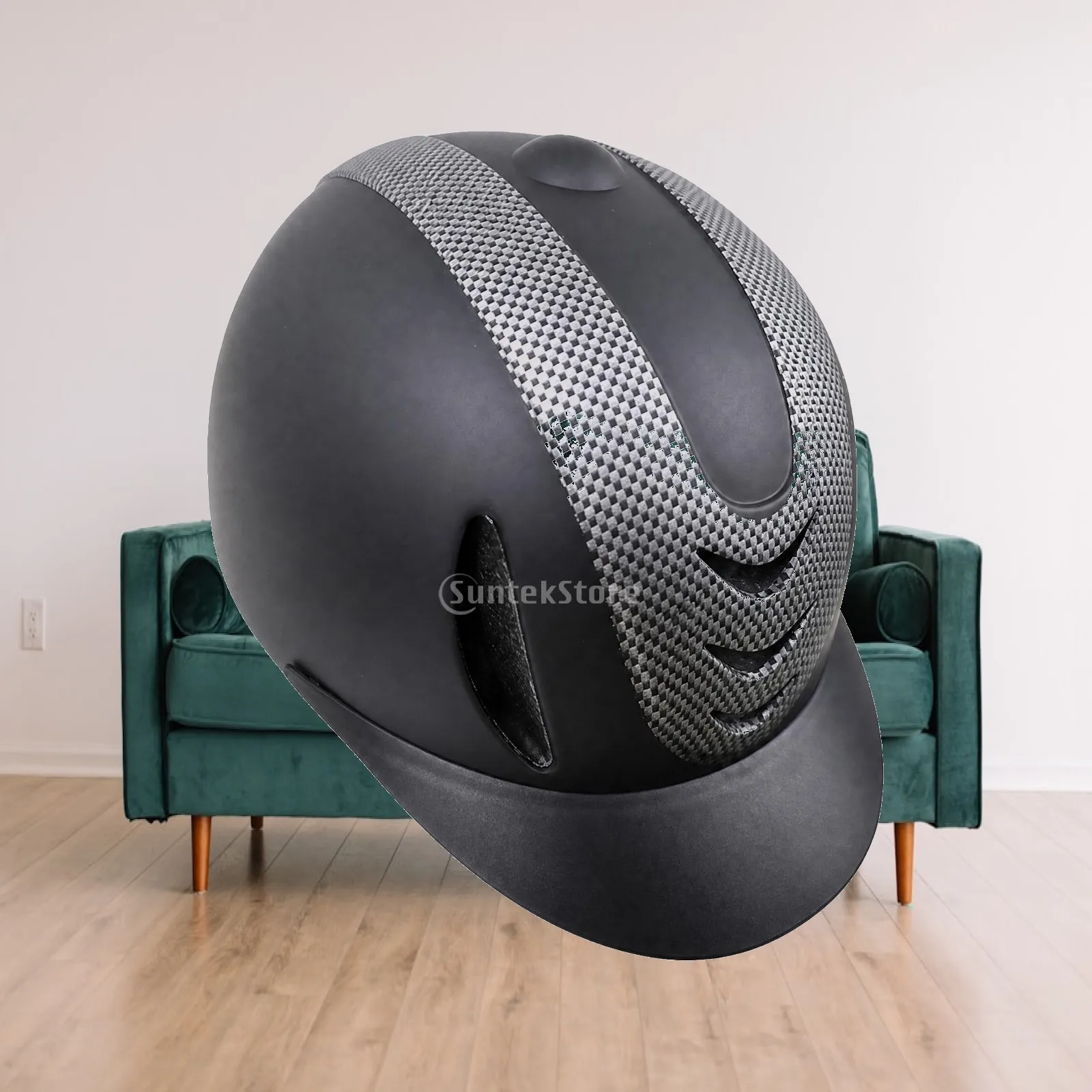 Adult Equestrian Half Helmet Ventilated Horseback Riding Helmet with Ventilation Openings Breathable for Equestrians, Training