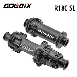 GOLDIX 180SL Ultra Light Center Lock Disc 24 Hole Ratchet 36T Straight pull Hub ROAD  Bicycle for  8-11speed HG/XDR bicycle hub