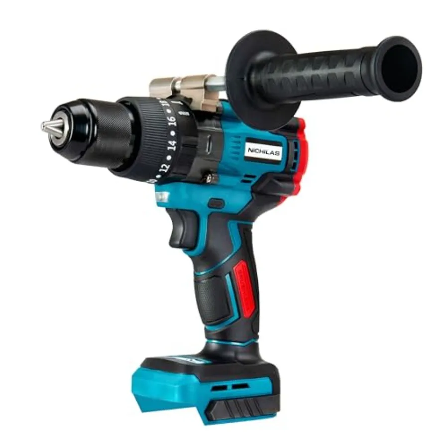 

Cordless Drill 1/2 inch Chuck Impact Drill/Driver Brushless Motor 150Nm MAX Torque 2 Variable Speed 2150RPM Compatible with MAK
