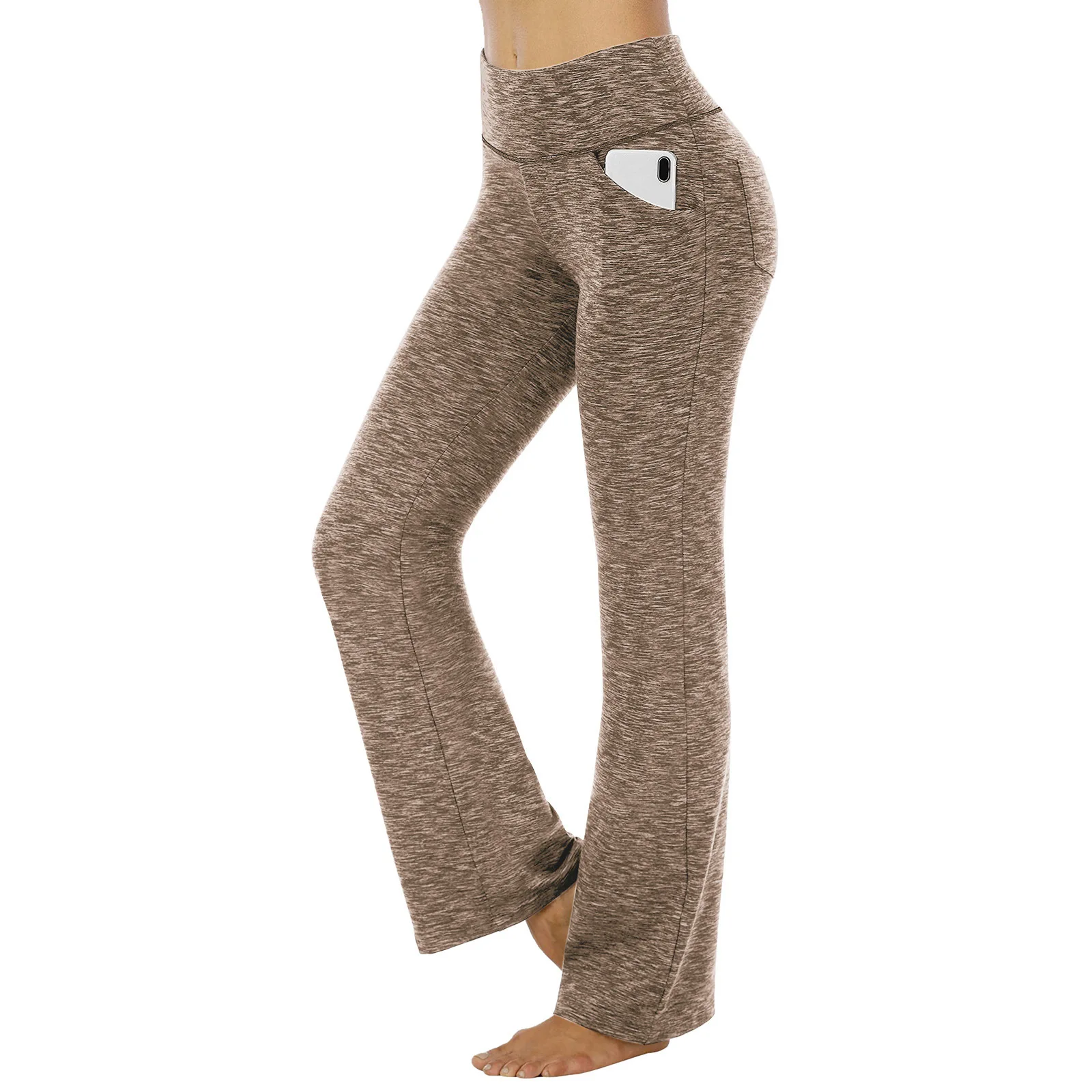 

New Women's High Waist Casual Wide Leg Yoga Pants