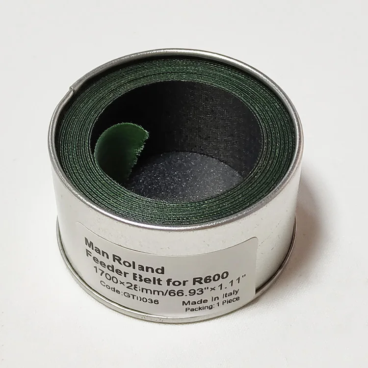 صنع في إيطاليا 1700 × 28 مم حزام تغذية بطيئة للرجال Roland R600