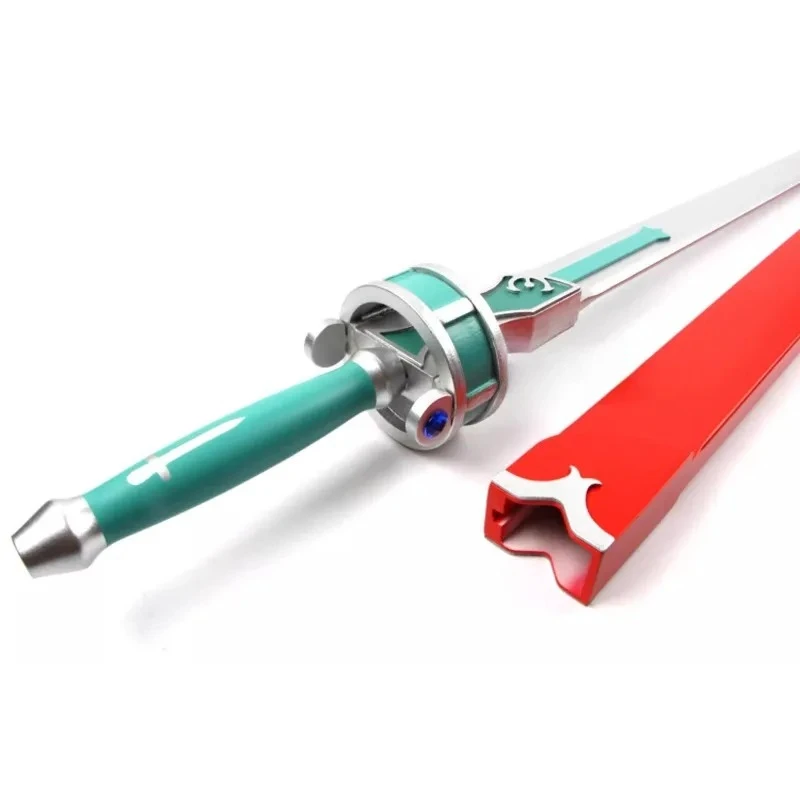 117cm accesorios de Cosplay arte en línea Yuuki Asuna Yuuki espada de madera modelo Anime disfraz vestido elegante fiesta escenario espectáculo Prop