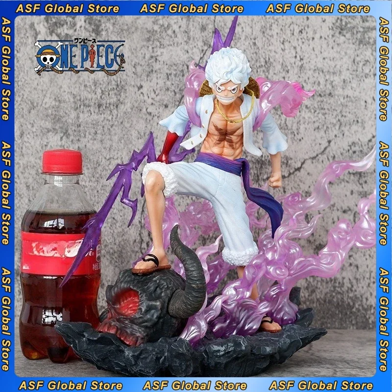 27 см ONE PIECE аниме фигурка Обезьяна Д. Луффи периферийные устройства ПВХ модель стоячая поза статуя настольные украшения подарки на день рождения игрушки