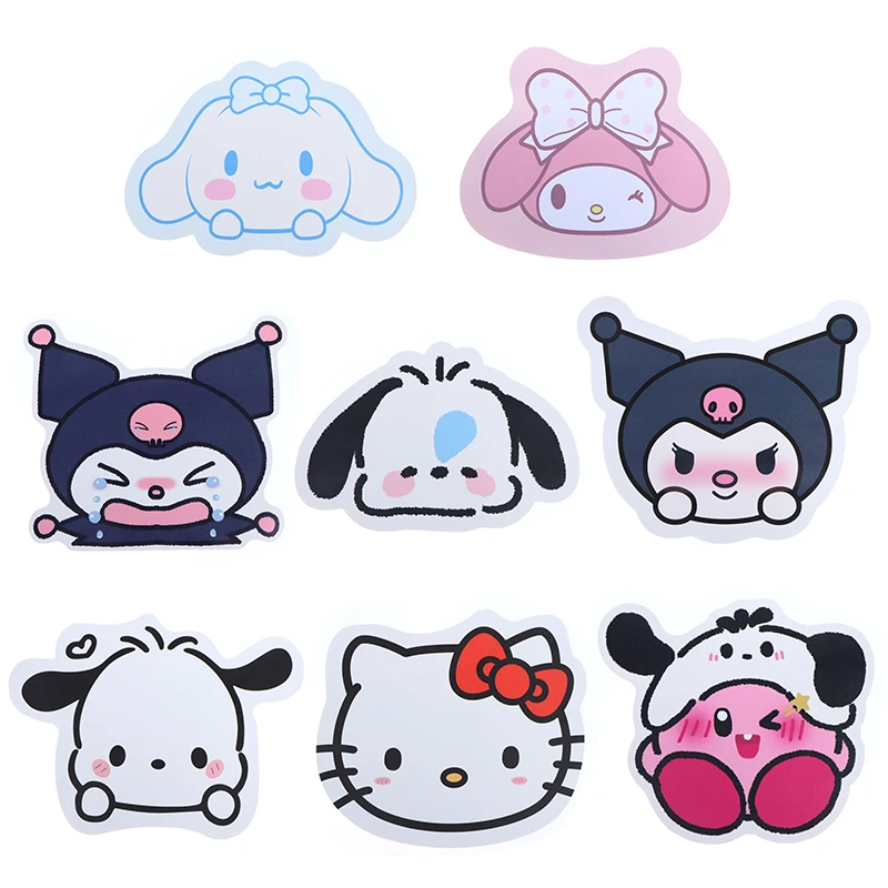 Leather Sanrio Mouse Pad Kuromi Pochacco Cinnamoroll Mousepad Gaming Office Computer Thickened Desktop Anti-Slip Pad Desk Mat