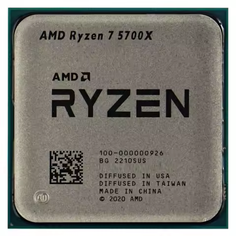 AMD Ryzen R7 5700X loose chip CPU 8 cores 16 threads 3.4GHz 65W for B450/B550 main board