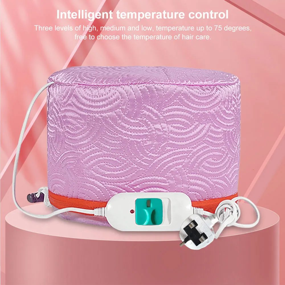 Hair Steamer Hair Steamer Dryer Cap with 3 Mode Temperature Control Hair Thermal Steamer Electric Hot Treatment Cap for Home Use