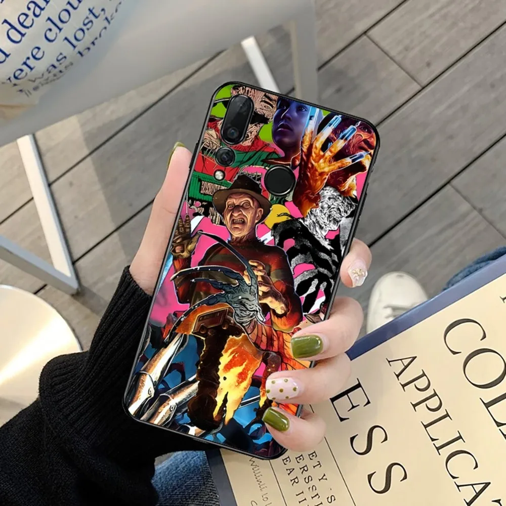 Film K-Krueger F-Freddy Horror Phone Case For Huawei Y9 6 7 5 Prime Enjoy 7s 7 8 plus 7a 9e 9plus 8E Lite Psmart Shell