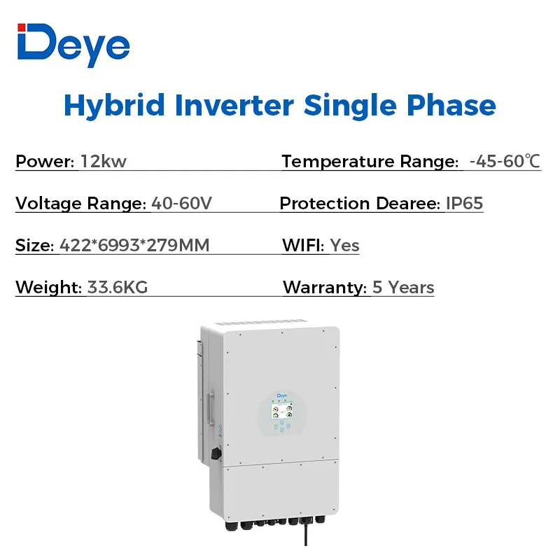 Deye 48v 12kw SUN-12K-SG04LP3 EU Hybrid Solar Inverter