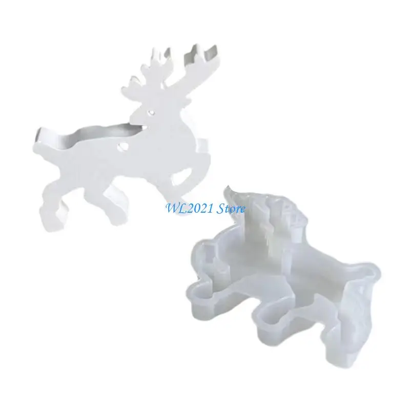 G5GC Weihnachtsbaum -Ornament Formen Anhänger formen Silikonharzformen mit Loch