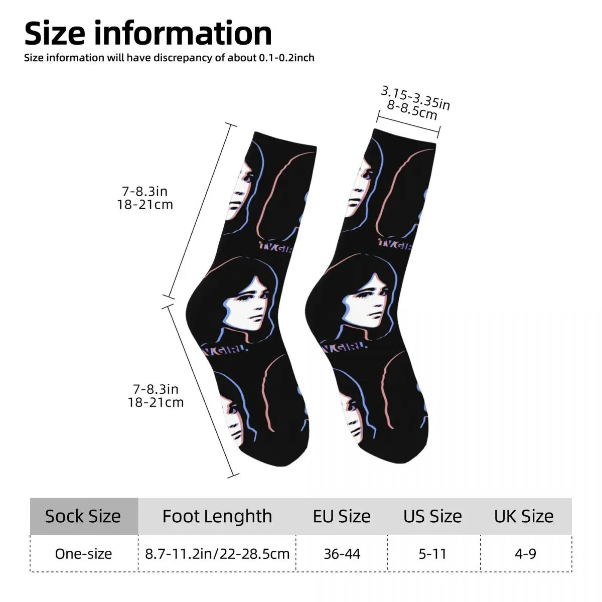 Trendy Men Women Socks TV Girl Lovers Rock 90s Merch Super Soft Breathable Dress Socks