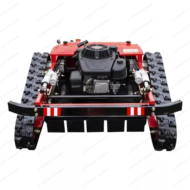 Lawn remote control mower crawler all-terrain mountain photovoltaic power station grass shredder orchard weeding machine