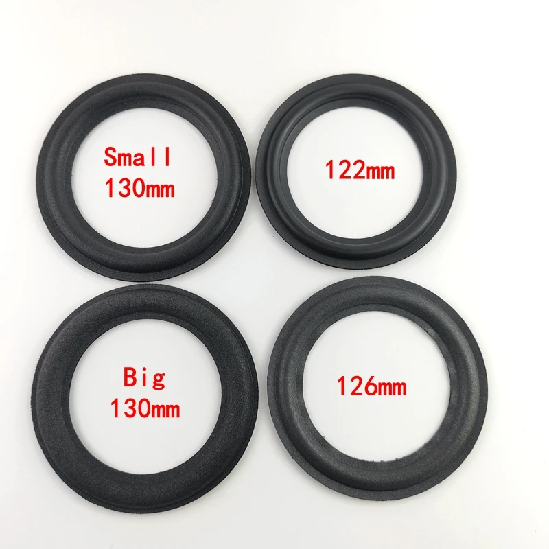 2Pcs 5 inch  For  Speaker Foam Suspension Ring Outside Edge Gray Bass Horn Edge