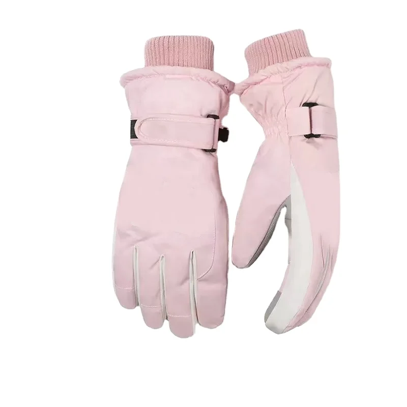 

Зимние велосипедные перчатки, теплые перчатки на утолщенной шерстяной подкладке, ветрозащитные и морозостойкие хлопковые перчатки для сноуборда, лыжные велосипедные перчатки