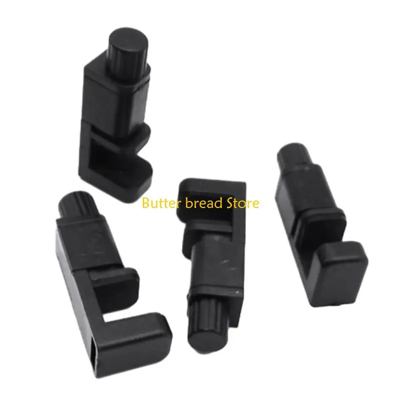 W89C Screen Fastening Clamps Securing Clip with Rubber Pad Adjustable Fixture Tool