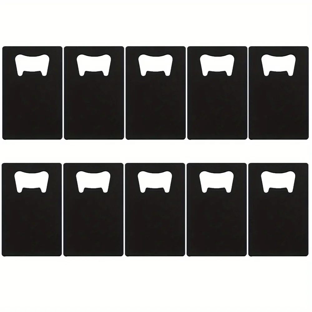 10 Stück Kreditkarten-Flaschenöffner, Poker-Groomsmen-Geldbörse, Bierflaschenöffner aus Edelstahl für Geldbörse und Tasche