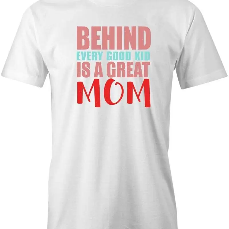 Футболка BEHIND GREAT MOM d Хлопковая одежда MOTHERS DAY S1WCA32 Футболка BEHIND GREAT MOM d Хлопковая одежда MOTHERS DAY S1WCA32