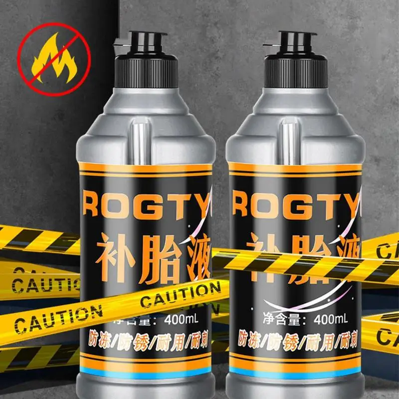 Tire Sealant 400ml Efficient Sealing Thru-Core Urgent Tire Sealant Non-destructive Tire Sealant With Puncture Sealant For Car